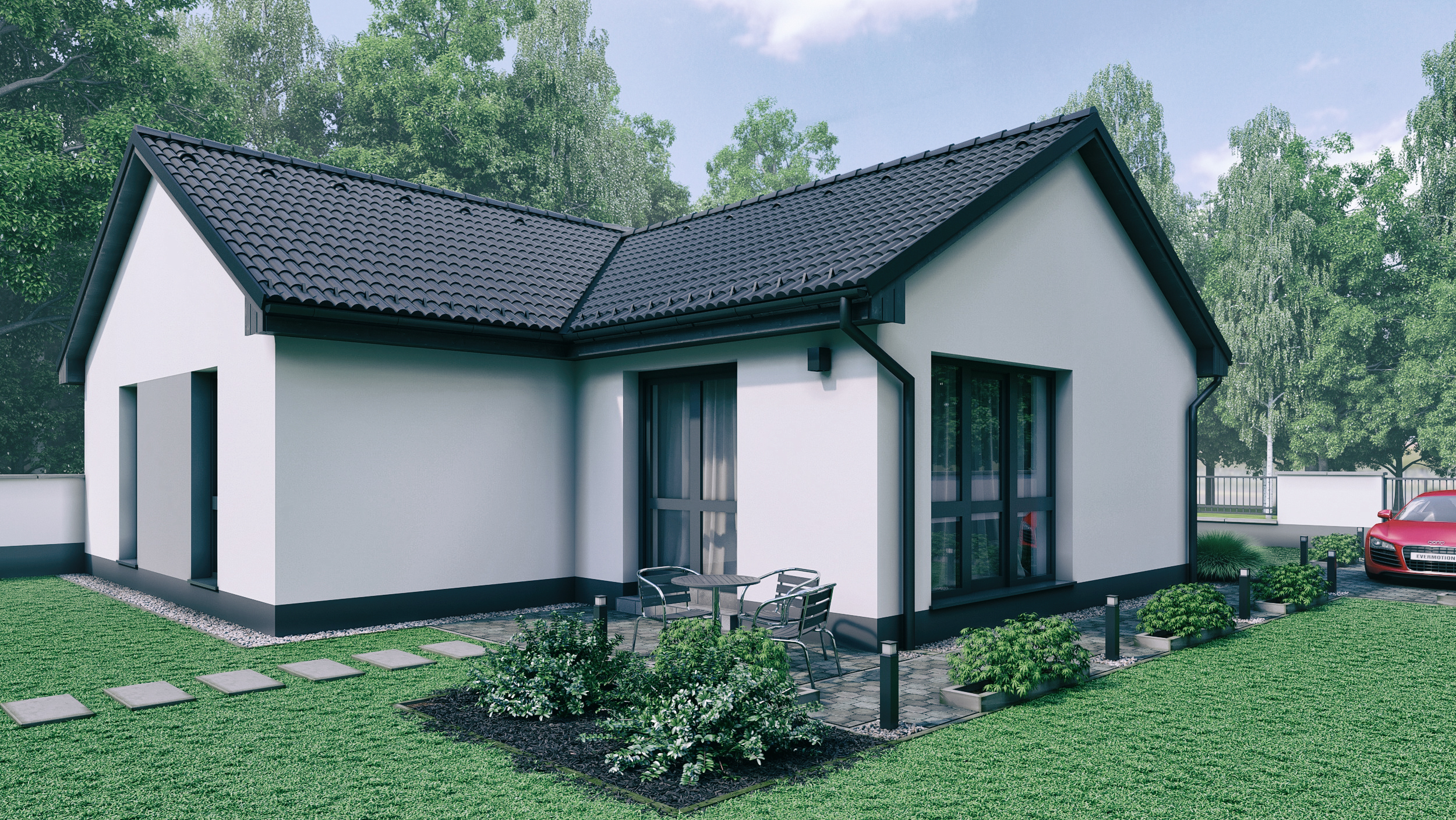 90m2 lakás – modern (3 hálószoba + nappali)