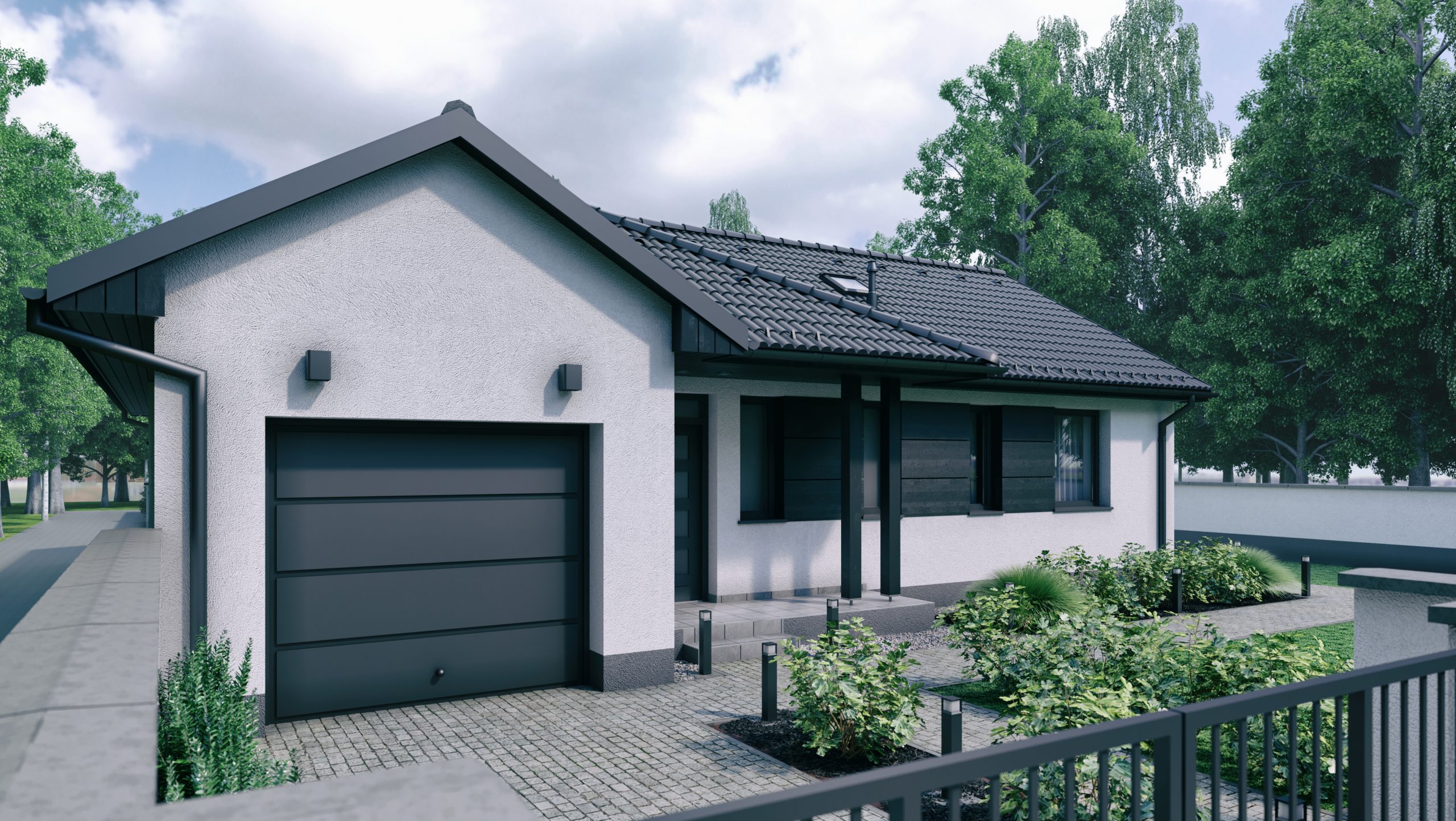 100m2 lakás + garázs – modern (3 hálószoba + nappali)